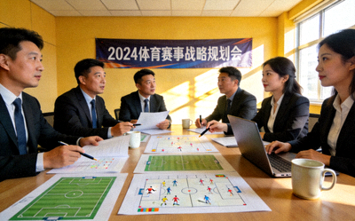 专家团队围坐讨论体育赛事策略的会议场景
